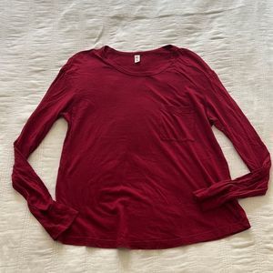♥️ Nordstrom BP. Maroon Long Sleeve Pocket Shirt - Small